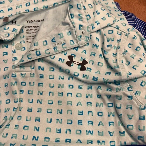 Lot of 8 Under Armour Polo Shirts - Size Large - Picture 6 of 9